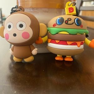 Dokidoki Yummychums & Monikichi Bag clip